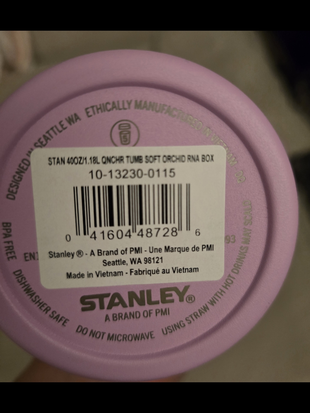 Stanley Travel Tumbler in Soft Orchid Pink - Picture 2 of 7